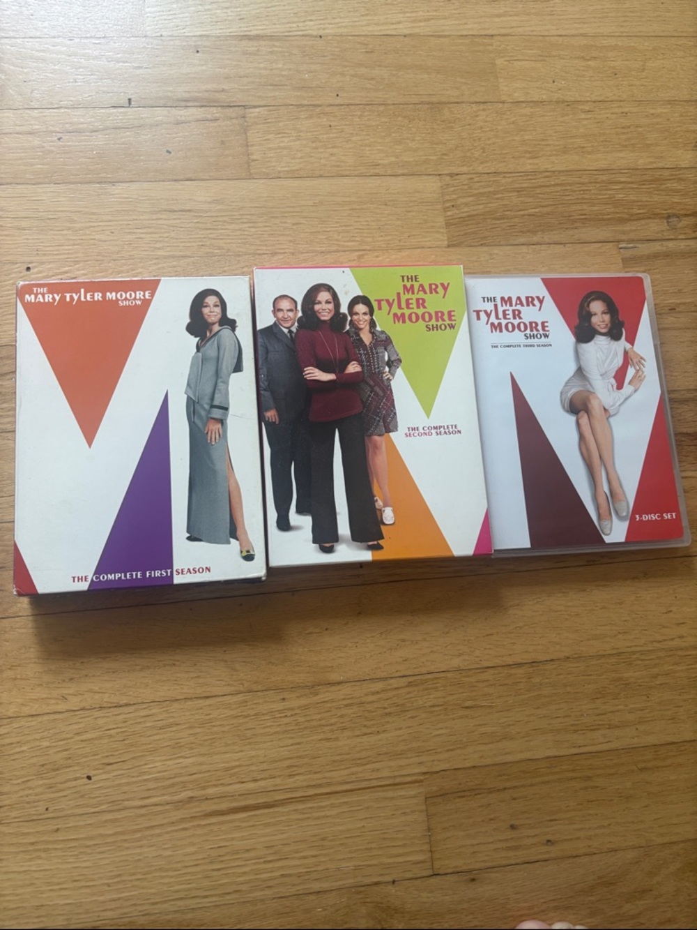 The Mary Tyler Moore Show DVD 3 Box Sets —seasons 1 and 2 and 3